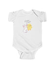 Happy Easter Infant Bodysuit - Adorable Bunny and Chick Design 14.0