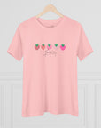 Women's Regular Fit Cotton Tee B.10 - Berry Sweet