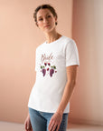 Women's Regular Fit, Short Sleeve, Cotton Tee - Wine Country Wedding "Bride" Graphic - item