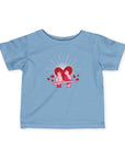 Infant Fine Jersey Tee - Valentine's Day - Love Birds