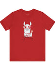 Unisex Jersey Short Sleeve Tee - Valentine's Day Llama