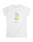 Happy Easter Women's Slim Fit Softstyle Tee - Cute Spring Shirt for Celebrations - 49.0