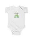 Born Lucky Infant Bodysuit - Colorful Rainbow Design for St. Patrick's Day
