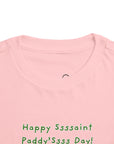 St. Patrick's Day Toddler Tee - 'Happy Ssssaint Paddy'ssss Day!' Snake Tee