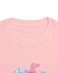 Cute Painter Easter Bunny Tee - Short Sleeve Tee for Toddlers - 40.0