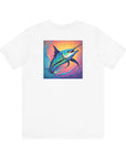 Colorful Marlin Graphic Men's Tee – Perfect for Fishing Enthusiasts & Beach Lovers