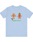Funny Easter Characters Men's Tee - 'Happy Easter!' Graphic T-Shirt - 24.0