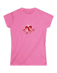 Women's Slim Fit Softstyle Tee - Valentine's Day - Love Birds