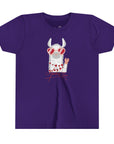 Youth Short Sleeve Tee - Valentine's Day Llama