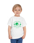 St. Patrick's Day Toddler Short Sleeve Tee - American Football Design
