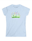 Women's Slim Fit Softstyle Tee - Wildflowers - O.1