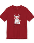 Unisex Jersey Short Sleeve Tee - Valentine's Day Llama