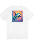 Colorful Marlin Graphic Men's Tee – Perfect for Fishing Enthusiasts & Beach Lovers
