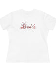 Women's Regular Fit, Short Sleeve, Cotton Tee - Fairytale, Princess, Castle "Bride" Graphic - item