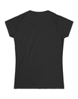 Women's Slim Fit Softstyle Tee - Valentine's Day Llama