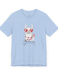 Unisex Jersey Short Sleeve Tee - Valentine's Day Llama