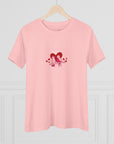 Women's Regular Fit Premium Cotton Tee - Valentine's Day - Love Birds