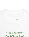 St. Patrick's Day Toddler Tee - 'Happy Ssssaint Paddy'ssss Day!' Snake Tee
