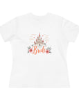Women's Regular Fit, Short Sleeve, Cotton Tee - Fairytale, Princess, Castle "Bride" Graphic - item