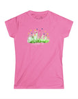 Women's Slim Fit Softstyle Tee - Wildflowers - O.1
