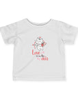 Infant Fine Jersey Tee - Valentine's Day - Cupid Kitten, Love is in the Air