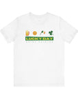 St. Patrick's Day Lucky Day Tee - Adult Jersey Short Sleeve Shirt