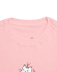 Toddler Short Sleeve Tee - Valentine's Day - Cupid Kitten, Love is in the Air