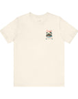 Unisex Jersey Short Sleeve Tee - From Peaks to Waves, Escape to Paradise