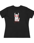 Women's Regular Premium Fit Cotton Tee - Valentine's Day - Llama