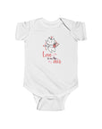 Infant Fine Jersey Bodysuit - Valentine's Day - Cupid Kitten, Love is in the Air