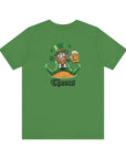 St. Patrick's Day Adult Tee - Cheers Leprechaun Design