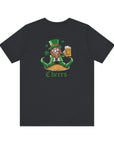 St. Patrick's Day Adult Tee - Cheers Leprechaun Design