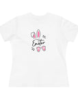 Easter Bunny Women's Regular Fit Cotton Tee - Cute & Comfy Spring Apparel 1a