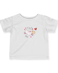 Infant Fine Jersey Tee - Valentine's Day - I Love Ewe Sheep