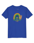 One Lucky Kid Youth Short Sleeve Tee - Fun St. Patrick's Day Tee with Rainbow Design