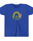 One Lucky Kid Youth Short Sleeve Tee - Fun St. Patrick's Day Tee with Rainbow Design