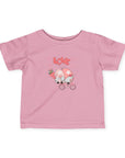 Infant Fine Jersey Tee - Valentine's Day - Gnomes on a Bicycle