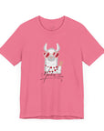 Unisex Jersey Short Sleeve Tee - Valentine's Day Llama