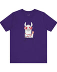 Unisex Jersey Short Sleeve Tee - Valentine's Day Llama