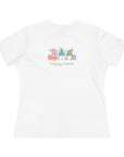Women's Regular Fit Short Sleeve Cotton Tee - Spring Easter, Happy Easter Gnome Graphic - item