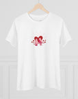 Women's Regular Fit Premium Cotton Tee - Valentine's Day - Love Birds