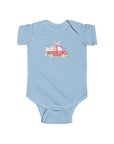 Easter Bunny Truck Infant Bodysuit - Cute Spring Outfit - 32.0