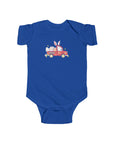 Easter Bunny Truck Infant Bodysuit - Cute Spring Outfit - 32.0