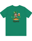 St. Patrick's Day Adult Tee - Cheers Leprechaun Design