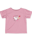 Infant Fine Jersey Tee - Valentine's Day - I Love Ewe Sheep
