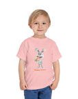 Cute Easter Bunny Toddler Tee - 'Happy Easter!' Short Sleeve T-Shirt - 26.0