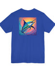 Colorful Marlin Graphic Men's Tee – Perfect for Fishing Enthusiasts & Beach Lovers