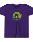 One Lucky Kid Youth Short Sleeve Tee - Fun St. Patrick's Day Tee with Rainbow Design