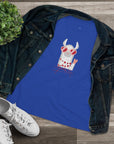 Women's Regular Premium Fit Cotton Tee - Valentine's Day - Llama