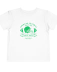 St. Patrick's Day Toddler Short Sleeve Tee - American Football Design